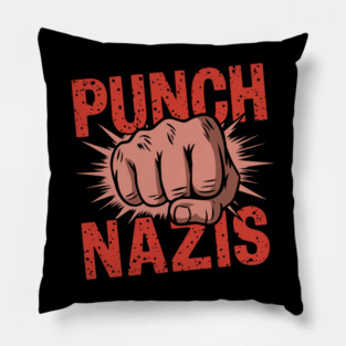 punch-nazis Pillow