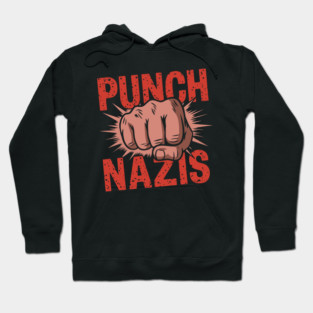 punch-nazis Hoodie