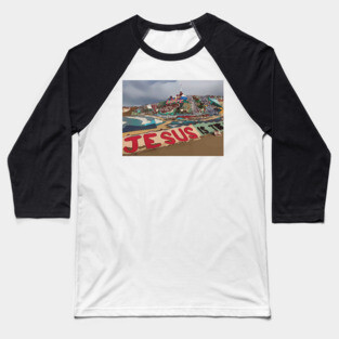 Salvation Mountain, East Jesus Baseball T-Shirt