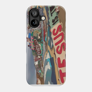 Salvation Mountain, East Jesus Phone Case