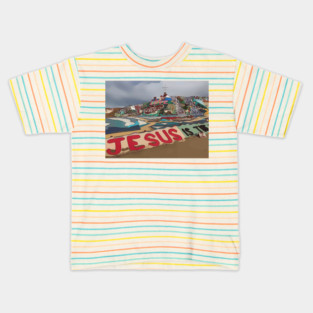 Salvation Mountain, East Jesus Kids T-Shirt
