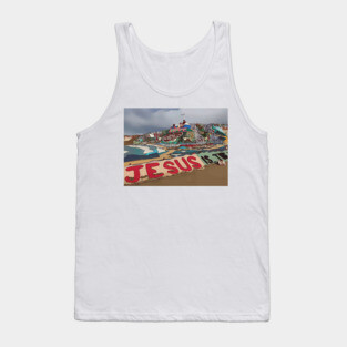 Salvation Mountain, East Jesus Tank Top