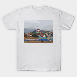 Salvation Mountain, East Jesus Slab City California T-Shirt