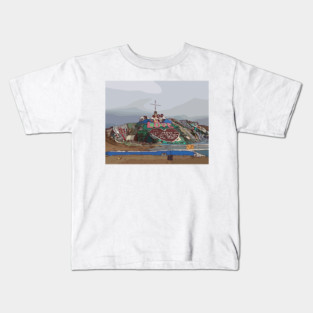 Salvation Mountain, East Jesus Slab City California Kids T-Shirt