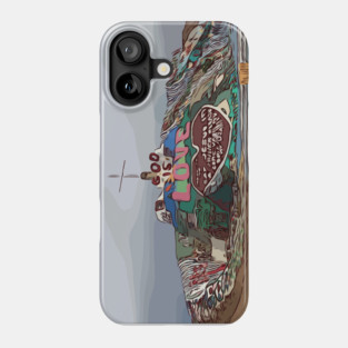Salvation Mountain, East Jesus Slab City California Phone Case
