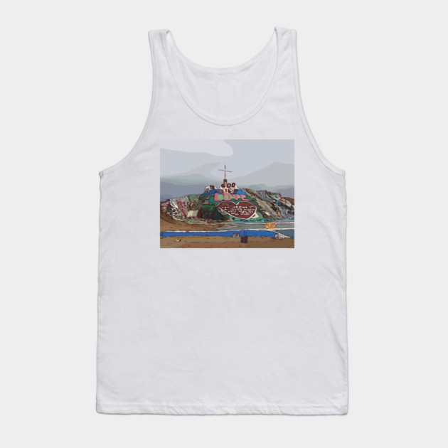 Salvation Mountain, East Jesus Slab City California Tank Top by WelshDesigns