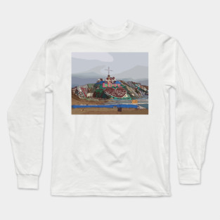 Salvation Mountain, East Jesus Slab City California Long Sleeve T-Shirt