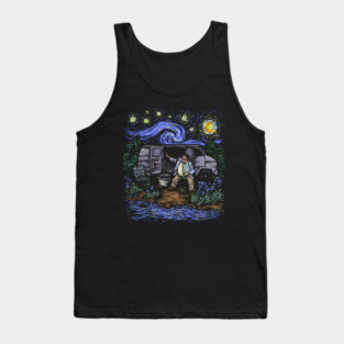 I Live in A Van Gogh- no text version Tank Top
