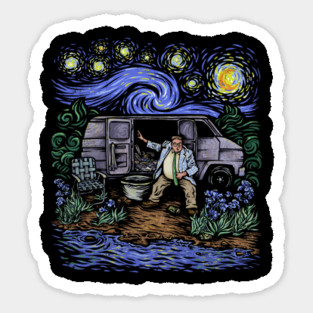 I Live in A Van Gogh- no text version Magnet