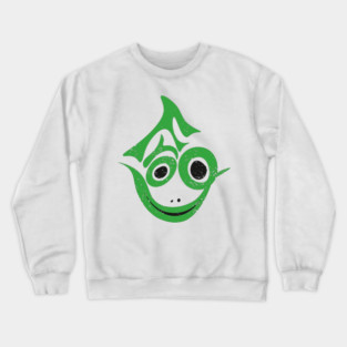 Frog - Pop Art Typography - Illustration Crewneck Sweatshirt