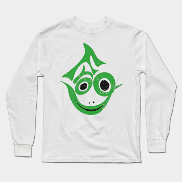 Frog - Pop Art Typography - Illustration Long Sleeve T-Shirt by TuncGK