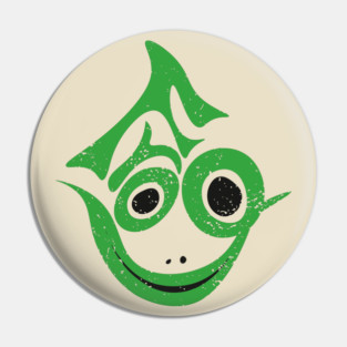 Frog - Pop Art Typography - Illustration Pin