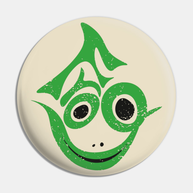 Frog - Pop Art Typography - Illustration Pin by TuncGK