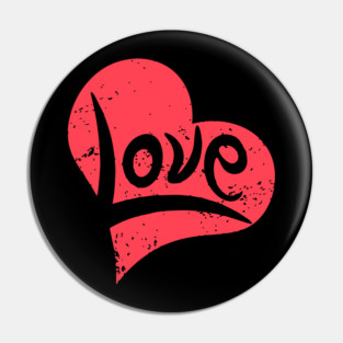 Retro Love Design - Typography Meets Illustration Pin