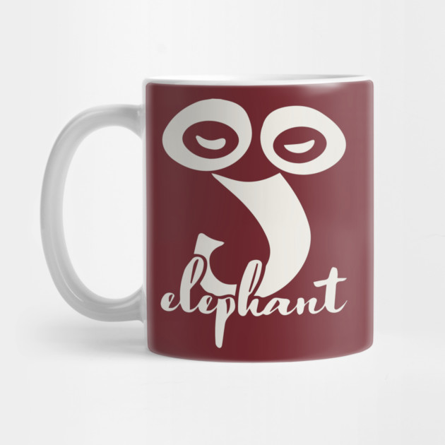 Artsy Elephant Abstraction - Minimalist Modern Art by TuncGK