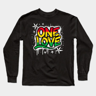 One Love Afrocentric Long Sleeve T-Shirt