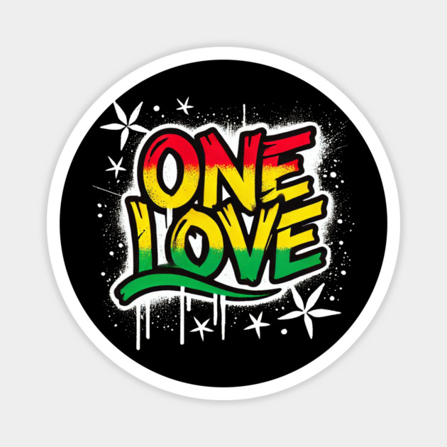 One Love Afrocentric Magnet by UrbanLifeApparel