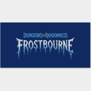 D&R Frostbourne Icy Logo Posters and Art