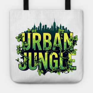 Urban Jungle: Vines & City Tote
