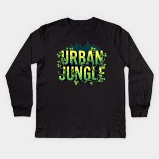 Urban Jungle: Vines & City Kids Long Sleeve T-Shirt