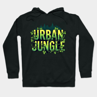 Urban Jungle: Vines & City Hoodie