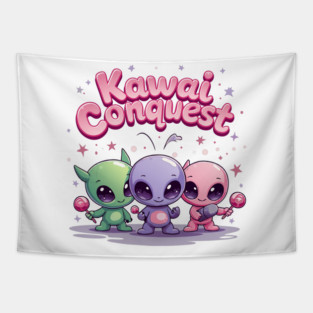 Kawaii Alien : Kawaii Conquest Mission Tapestry