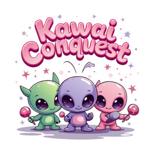Kawaii Alien : Kawaii Conquest Mission T-Shirt