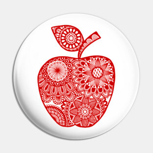 Red Apple Pin