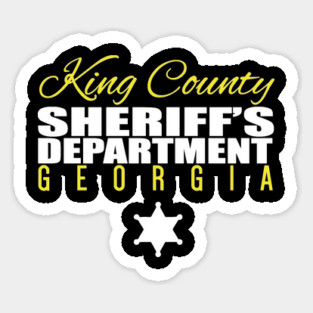 King County Sheriff Department The Walking Dead Sticker