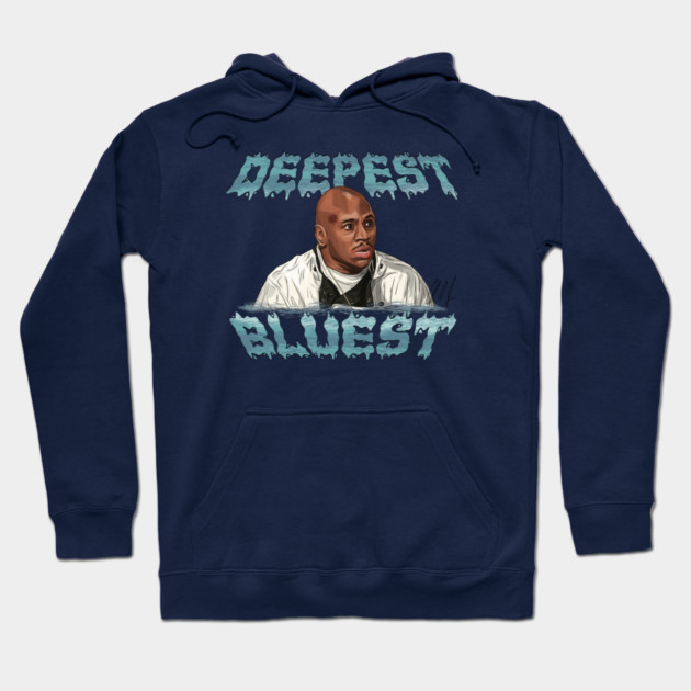 Deep Blue Sea: Deepest Bluest Hoodie by 51Deesigns