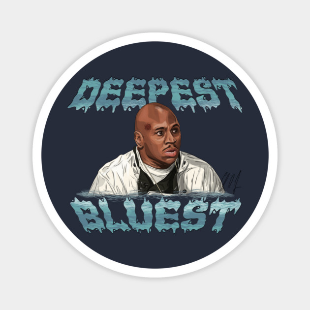 Deep Blue Sea: Deepest Bluest Magnet by 51Deesigns