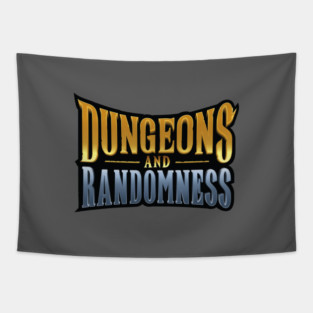 D&R Dungeons & Randomness Logo Tapestry