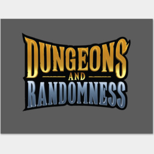 D&R Dungeons & Randomness Logo Posters and Art