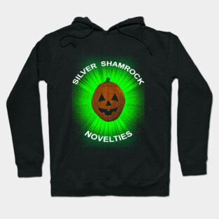 Silver Shamrock Pumpkin Head Hoodie