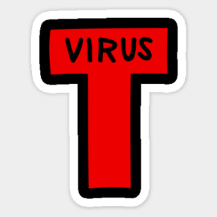 T virus Sticker