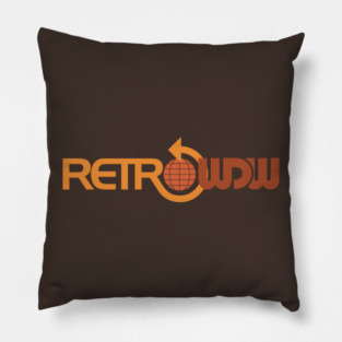 RetroWDW Long Logo Pillow