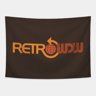RetroWDW Long Logo Tapestry