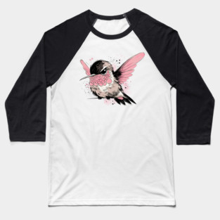 Grumpy Hummingbird Baseball T-Shirt