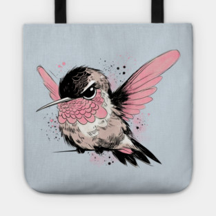Grumpy Hummingbird Tote