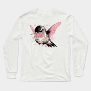 Grumpy Hummingbird Long Sleeve T-Shirt