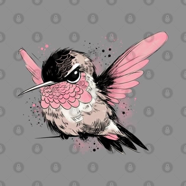 Grumpy Hummingbird by H. R. Sinclair