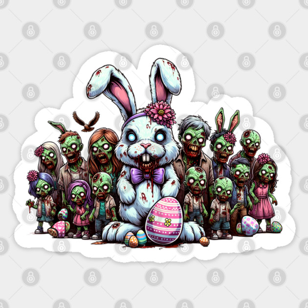 Easter Zombies Sticker by HolidayBug