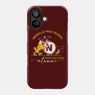 Alumni - Niceville High Retro Golden Eagle Band Phone Case