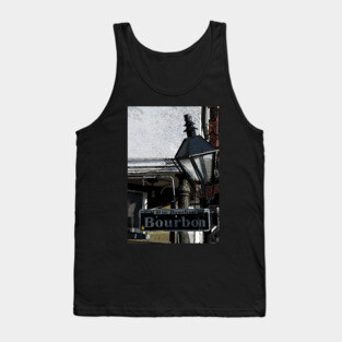 BOURBON STREET SIGN Tank Top