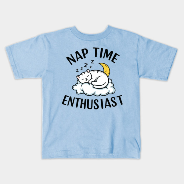 Nap Time Enthusiast Kids T-Shirt by enrynz