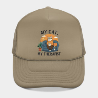 My Cat my Therapist Hat