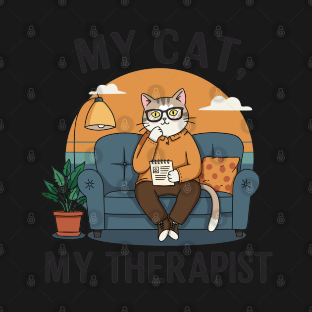 My Cat my Therapist by enrynz