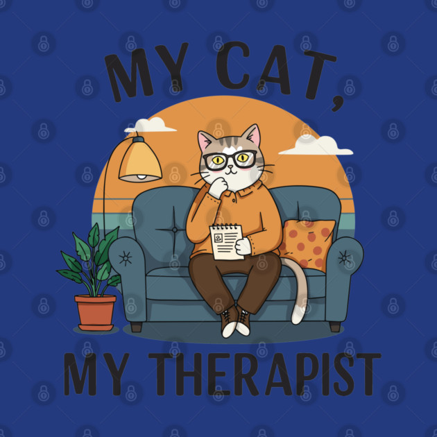 My Cat my Therapist by enrynz