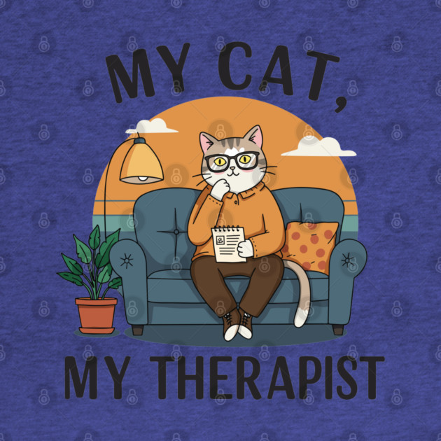 My Cat my Therapist by enrynz