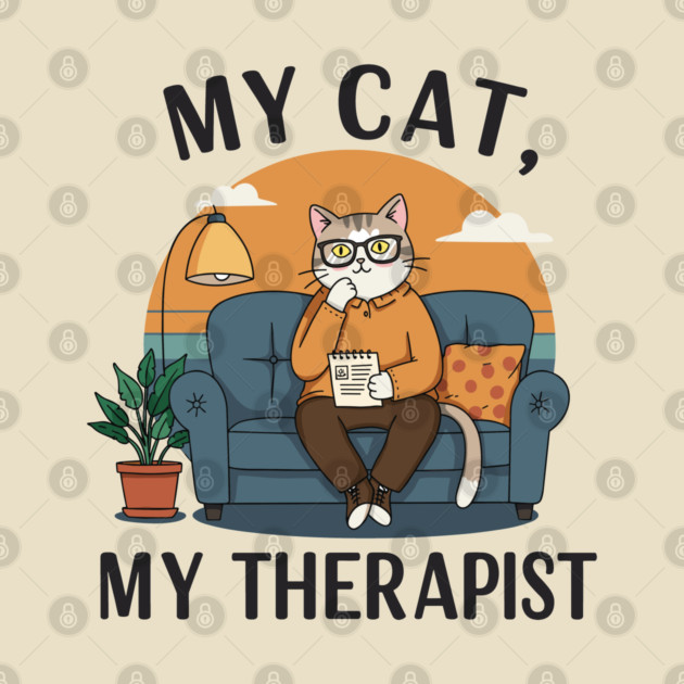My Cat my Therapist by enrynz